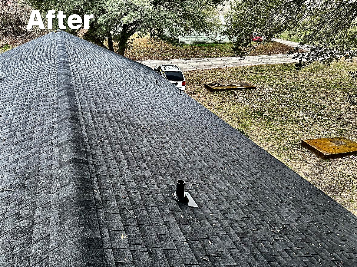 Completed roof replacement